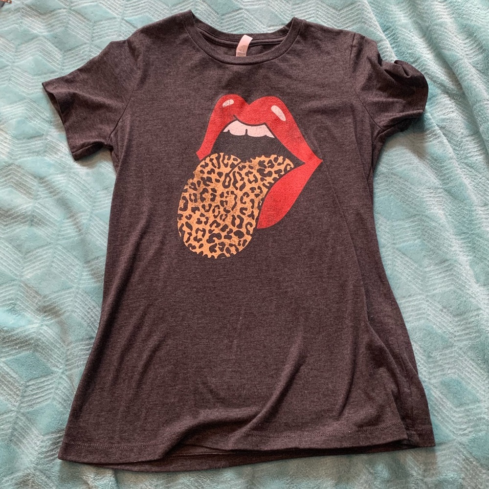 Leopard Print Graphic Tee